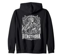 Bergthora Steadfast to End Norse Viking Mythe Sweat à Capuche