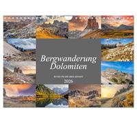 Bergwanderung Dolomiten rund um die Drei Zinnen (Wandkalender 2026 DIN A4 quer), CALVENDO Monatskalender: Eine farbenprächtige Bilderreise rund um die Drei Zinnen