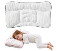 bergxperten Calina - Oreiller de Posture pour Enfants, Ergonomique | mousse a memoire, taie dessin anime incluse, support cervical 15 degres, coussin respirant evolutif, sommeil doux