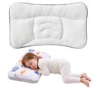 bergxperten Calina - Oreiller de Posture pour Enfants, Ergonomique | mousse a memoire, taie dessin anime incluse, support cervical 15 degres, coussin respirant evolutif, sommeil doux
