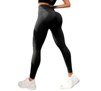 bergxperten Leggings 3D Ceralia- Lisse et Sculpte,Leggings Taille Haute pour Femmes - Elastique, pour Yoga & Course, Compression, Anti-Cellulite, Push - up Derriere, ajusté