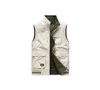 bergxperten Lenoir Paris Gilet de luxe pour homme Gilet utilitaire en coton sans manches pour homme d'extérieur avec plusieurs poches, veste décontractée