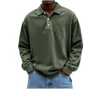 bergxperten Lenoir Paris Polo Vintage à Manches Longues Lot de Polos pour Homme en Coton Pur - Coupe ajustée - Style décontracté