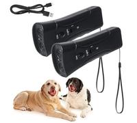 bergxperten Notraction Empêchez Facilement Votre Chien de Tirer Pendant Les Balades Dresseur portatif pour Chien à ultrasons 2 canaux - répulsif et Dressage pour aboiements et comportements