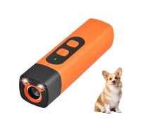 bergxperten RoyalPaw - Ultrasons Doux pour Une Maison paisible Appareil Anti - Aboiement Chien Ultrason Rechargeable avec 3 Fréquences Réglables et Lampe de Poche LED Orange