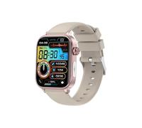 bergxperten sekoda Guardian x Montre Intelligente Montre Connectée 1.96" avec Appel Bluetooth, Appel d'urgence/SOS pour Android iOS, Capteurs ECG/HRV/Acide urique/IMC