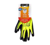 Bericah Dr. Protec, Skudo Jaune, Gant Technique Réutilisable en Polyester, Prise sur Mouillé Jaune, 1 paire, Taille XXL