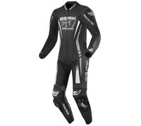 Berik Absolute GP Combinaison moto une pièce en cuir, noir-blanc, taille 50 pour homme