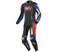 Berik Absolute GP2 Combinaison moto deux pièces en cuir, noir/bleu/blanc/rouge, 54