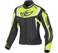 Berik Bad Eye Imperméable Dames Moto Veste Textile, schwarz/gelb, 42