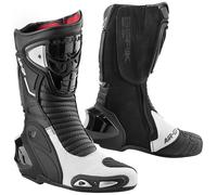 Berik Cartagena Air Bottes de moto, noir-blanc, taille 47 pour homme
