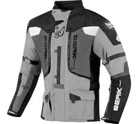 Berik Dakota veste textile de moto imperméable 3 en 1, noir/anthracite/gris, Taille 58