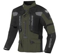 Berik Dakota veste textile de moto imperméable 3 en 1, noir/vert, Taille 48