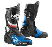 Berik Donington Bottes de moto, noir-bleu, taille 41 pour homme