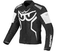 Berik Imola Air Blouson de moto Textil, noir-blanc, taille 54 pour homme