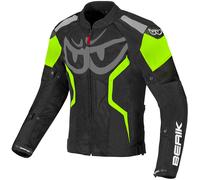 Berik Imola Air Motorrad Textiljacke, noir-vert, taille 52 pour homme