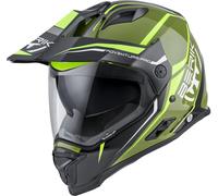 Berik MX313 Volstom Adventure Pro Enduro Casque, Vert/Jaune/Noir, Taille XL
