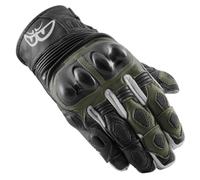 Berik Nador Gants de moto, noir/vert, Taille 3XL