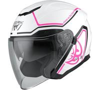 Berik OF669 Balika Casque à réaction, Blanc/Rose, Taille M