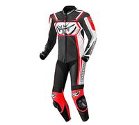 Berik Race-Tech Combinaison en cuir de moto une pièce, schwarz/rot/weiß, 56