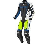 Berik Race-X Combinaison une pièce en cuir, schwarz/weiß/blau/gelb, 50