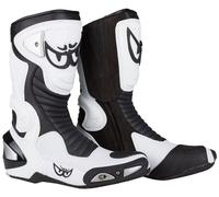 Berik Race-X Racing Bottes de moto, noir-blanc, taille 48 pour femmes