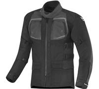 Berik Safari Pro Veste textile de moto imperméable 3en1, noir/gris, Taille 52