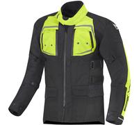 Berik Safari Pro Veste textile de moto imperméable 3en1, noir-jaune, taille 52 pour homme