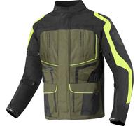 Berik Safari Veste textile de moto imperméable 3 en 1, Noir/sable, Taille 52
