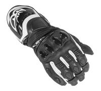 Berik Spa Gants de moto, Noir/Blanc, Taille XS