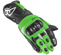 Berik ST-Evo Gants de moto, noir-vert, taille 3XL pour homme