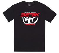 Berik The Big Eye T-shirt, Noir/Blanc/Rouge, Taille S