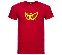 Berik The Eye T-Shirt, rouge/jaune, Taille S