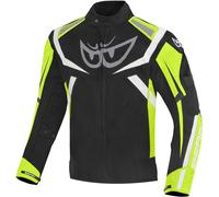 Berik The Eye Veste textile imperméable à l’eau pour moto, noir-jaune, taille 56 pour homme