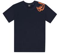 Berik The New Eye T-shirt, bleu foncé/orange, Taille M