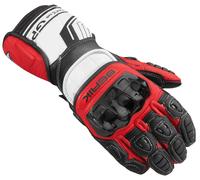 Berik Track Pro Gants de moto, noir-blanc-rouge, taille M pour homme