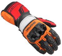 Berik Track Pro Gants de moto, noir-orange, taille M pour homme