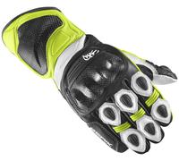 Berik TX-1 Pro Gants de moto, noir-blanc-jaune, taille S pour homme