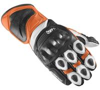 Berik TX-1 Pro Gants de moto, noir-blanc-orange, taille S pour homme