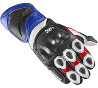 Berik TX-1 Pro Gants de moto, noir-blanc-rouge-bleu, taille S pour homme