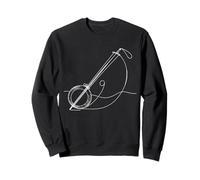 Berimbau Art Linéaire Instrument Musique Sweatshirt