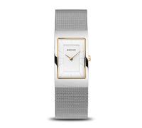 BERING 10222-010-S Montre À Quartz Pour Femme, 22 mm, Boîtier En Acier Inoxydable Argenté Et Cadran Blanc, Bracelet Milanais, Verre Saphir, 5 ATM