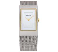 BERING 10222-010-S Montre À Quartz Pour Femme, 22 mm, Boîtier En Acier Inoxydable Argenté Et Cadran Blanc, Bracelet Milanais, Verre Saphir, 5 ATM