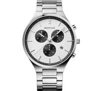 Bering 11743-704 Classique Titane Chronographe Montre Homme 40mm 5ATM