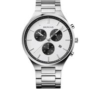 Bering 11743-704 Classique Titane Chronographe Montre Homme 40mm 5ATM
