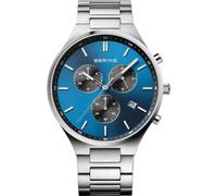 Bering 11743-707 Classic Titanium Chronograph Montre Homme 40mm 5ATM