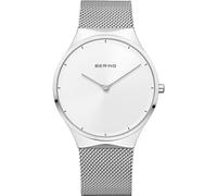 BERING 12138-004 Montre à quartz mixte - Collection Classic avec acier inoxydable et verre saphir -