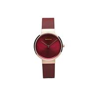 Bering 14531 Montre À Quartz pour Femme, 31 mm, Boîtier en Acier Inoxydable Et Cadran, Bracelet Milanais, Verre Saphir, 5 ATM
