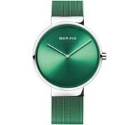 Bering 14539 Montre À Quartz Unisexe, 39 mm, Boîtier en Acier Inoxydable Et Cadran, Bracelet Milanais, Verre Saphir, 5 ATM