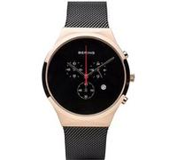 Bering Montre Mixte 14740-166 Quartz 40 mm Acier inoxydable Verre saphir 3 ATM Noir